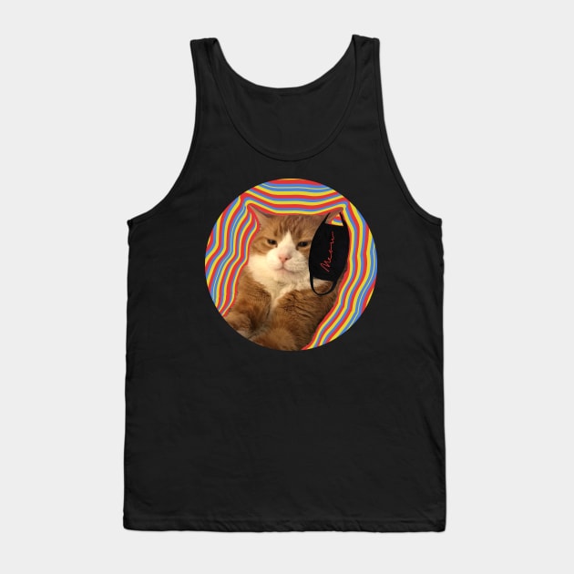 Annoyed Ginger Cat Coronavirus Tank Top by Arteria6e9Vena